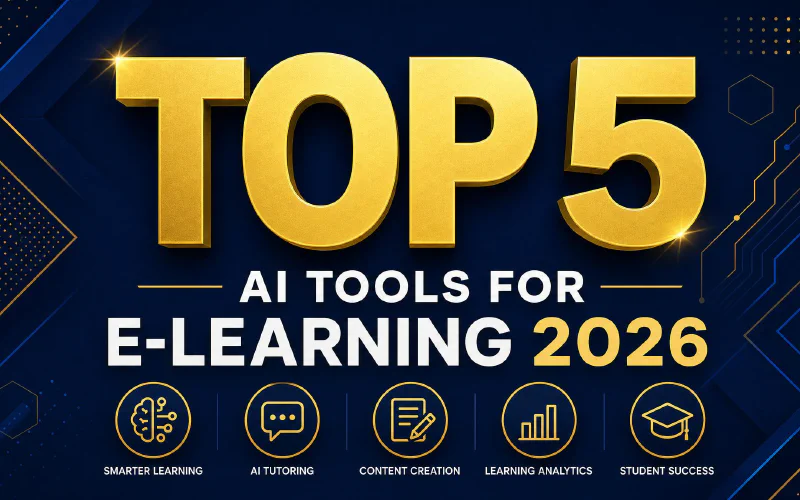 Top 5 best AI tools for creating e-learning training in 2026