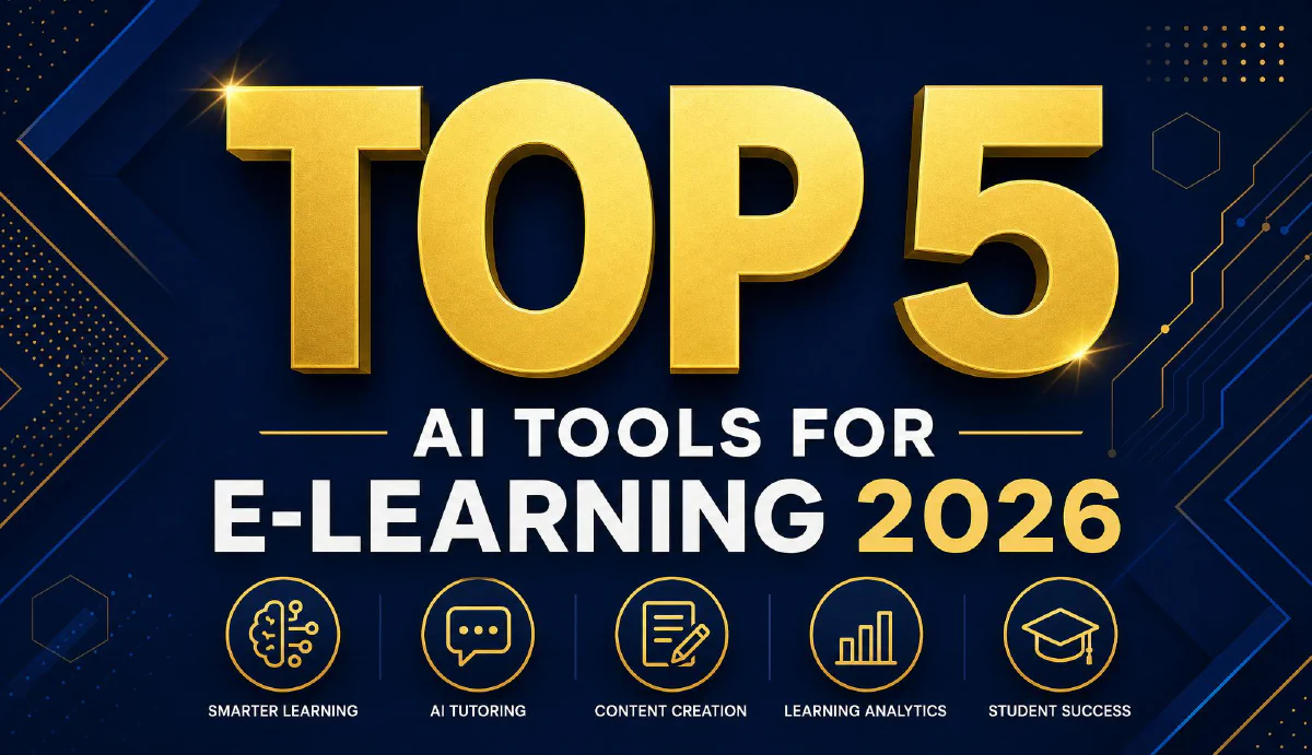 Top 5 best AI tools for creating e-learning training in 2026